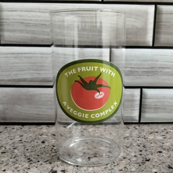 New Set of 6 Fruit Label Juice Glasses - Picture 2 of 7